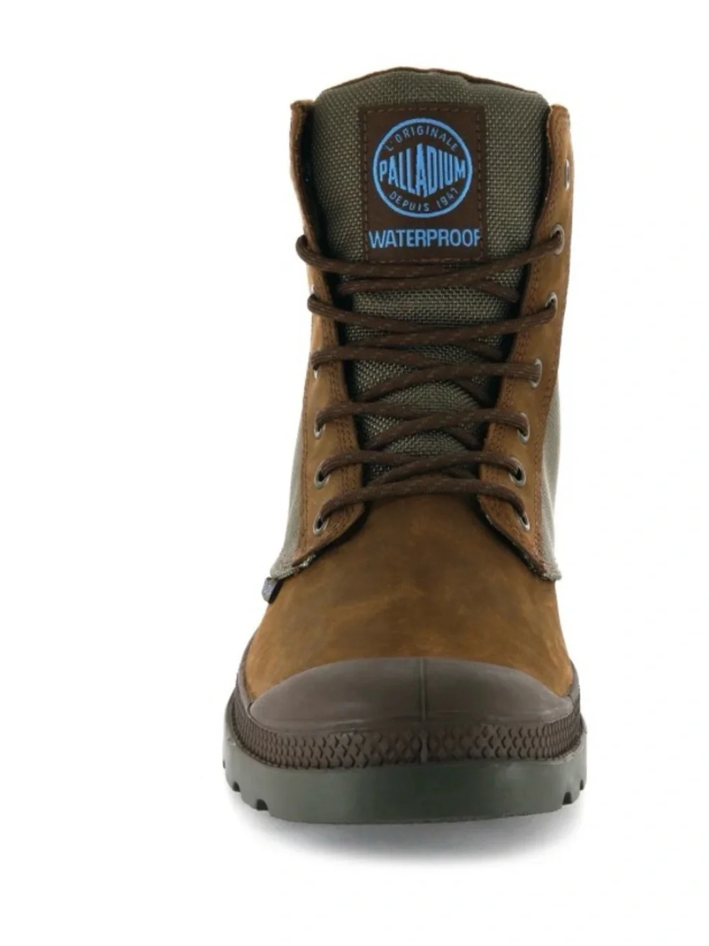 NIB Palladium Unisex Pampa Sport Cuff Boot Bridle Brown/Moon Mist - Size M6/W7.5